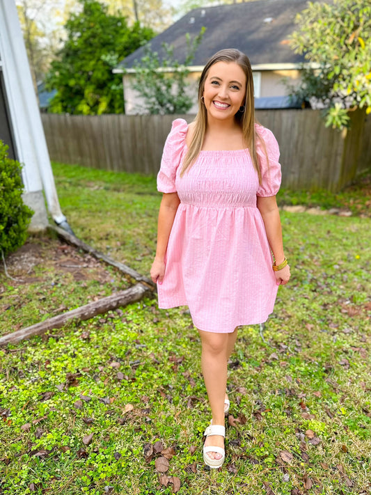 Charm in Charleston Pink Dress