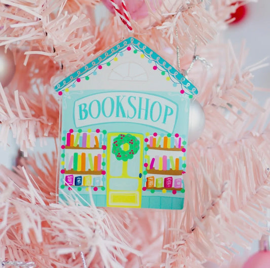 Bookshop Christmas Ornament